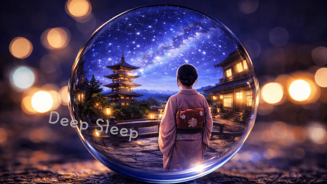 Kyoto Starry Night • Deep Sleep & Relaxation