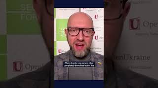 Former Ukrainian PM Arseniy Yatsenyuk: 'We can't change the past'