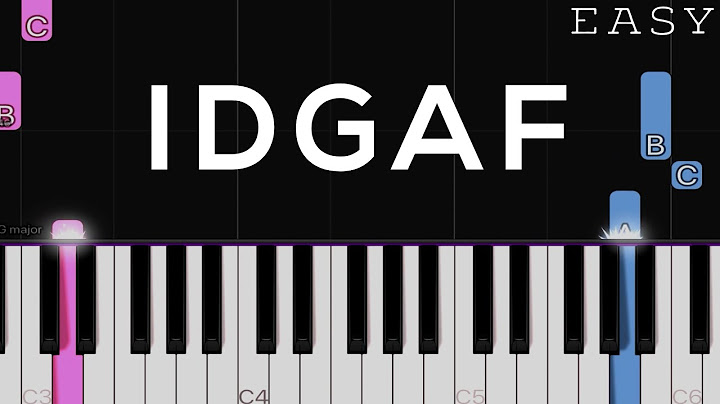 IDGAF Piano version - Piano performance video thumbnail