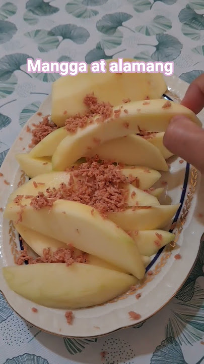 Mangga at alamang #mango #fruit #ytshorts
