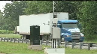 How are highway weigh stations being used?