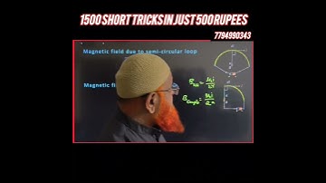 Magnetic effect of current class 12 |Neet and jee mains | #shorts