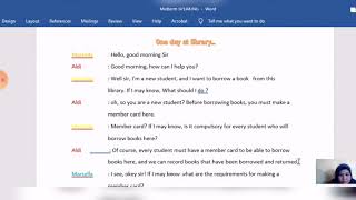 Midterm Test Basic Listening & Speaking. #Kelompok 12