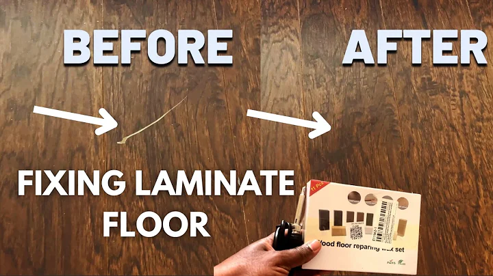 How to Fix Laminate Floors with a Repairing Wax Kit | Quick & Easy DIY