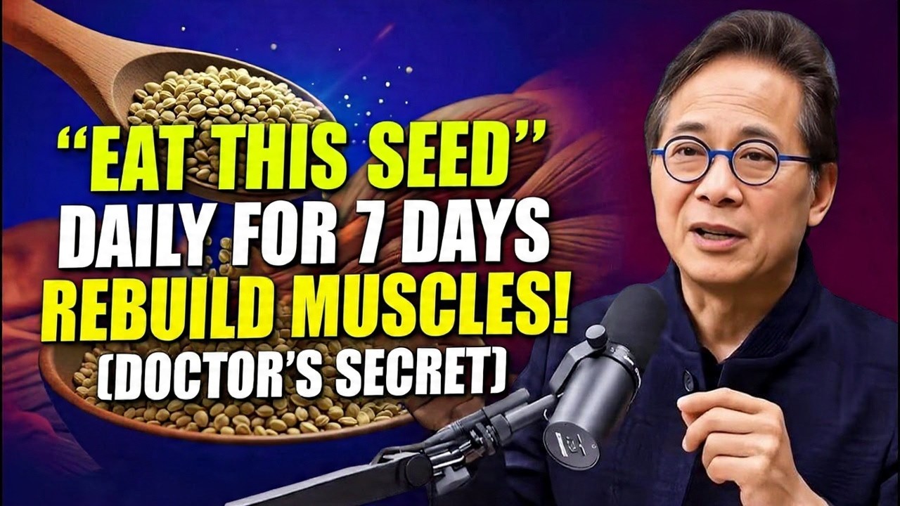 Build Muscle After 60: THIS Cheap Seed Has 300x More Protein Than Chicken | Dr. William Li