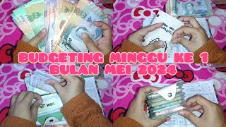 BUDGETING MEI #1‼️ PENGHASILAN HARIAN TIDAK TETAP ⁉️ #budgeting #budget2024 #sinkingfunds