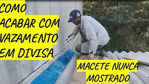 O que usar para calafetar calhas?