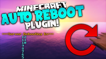 AUTO REBOOT! | Minecraft Plugin Tutorial