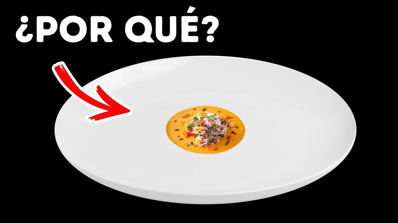 Es por esto por lo que los restaurantes de lujo sirven porciones tan peque�as