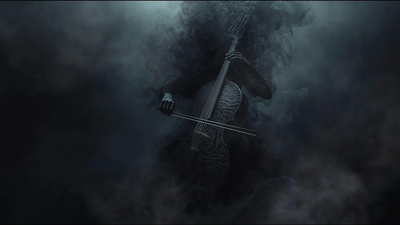 Dark Academia Cello for Midnight Work & Solitude