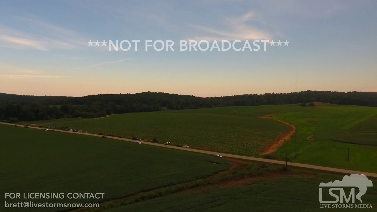08212017, Cerulean, Ky Eclipse 2017, Drone 360 Sunset Shot YouTube