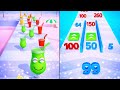 Number Master VS Juice Run - All Levels Gameplay Android iOS 