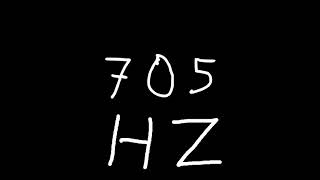 705 hz