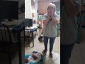 Grandmother meets grandbaby from Japan for the first time reaction