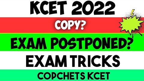 KCET 2022 | How to get a Good rank in KCET