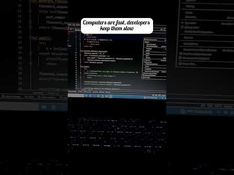 Computers are fast