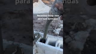 Necesitas mirar esto para que aprendas #construction #concrete ￼