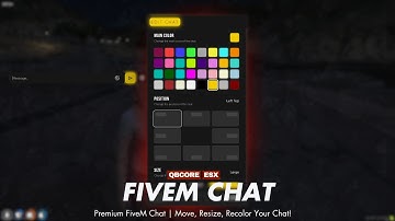 Premium FiveM Chat  | Move, Resize, Recolor Your Chat! [QB/ESX]