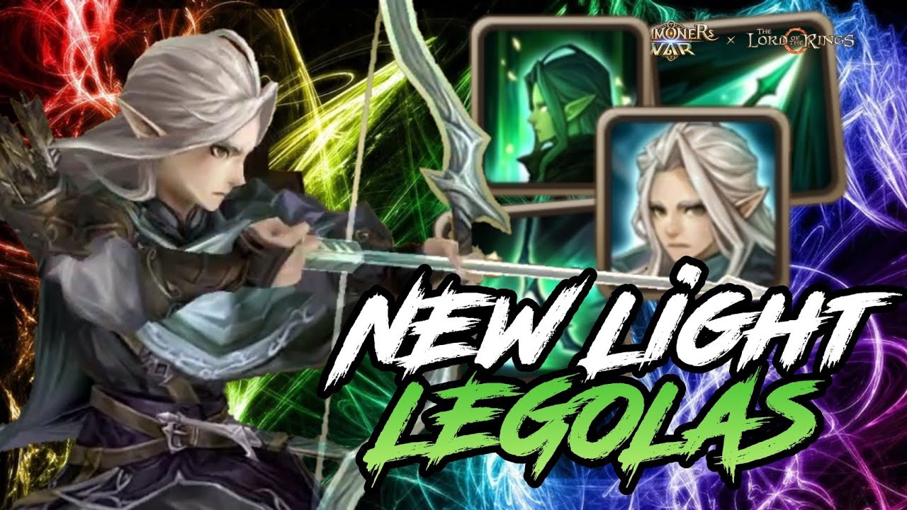HE TRIES TO PLAY with NEW LIGHT LEGOLAS [Summoners War X The LOTR]