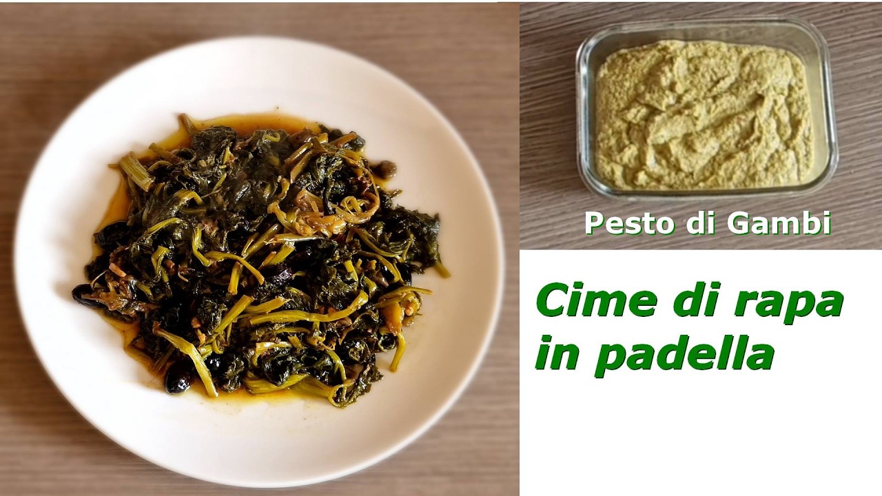 Non buttare le coste! Ricetta Gourmet: Cime di Rapa Sapide e Pesto di Recupero