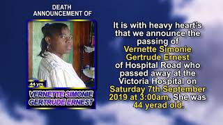 Vernette Simonie Gertrude Ernest  short