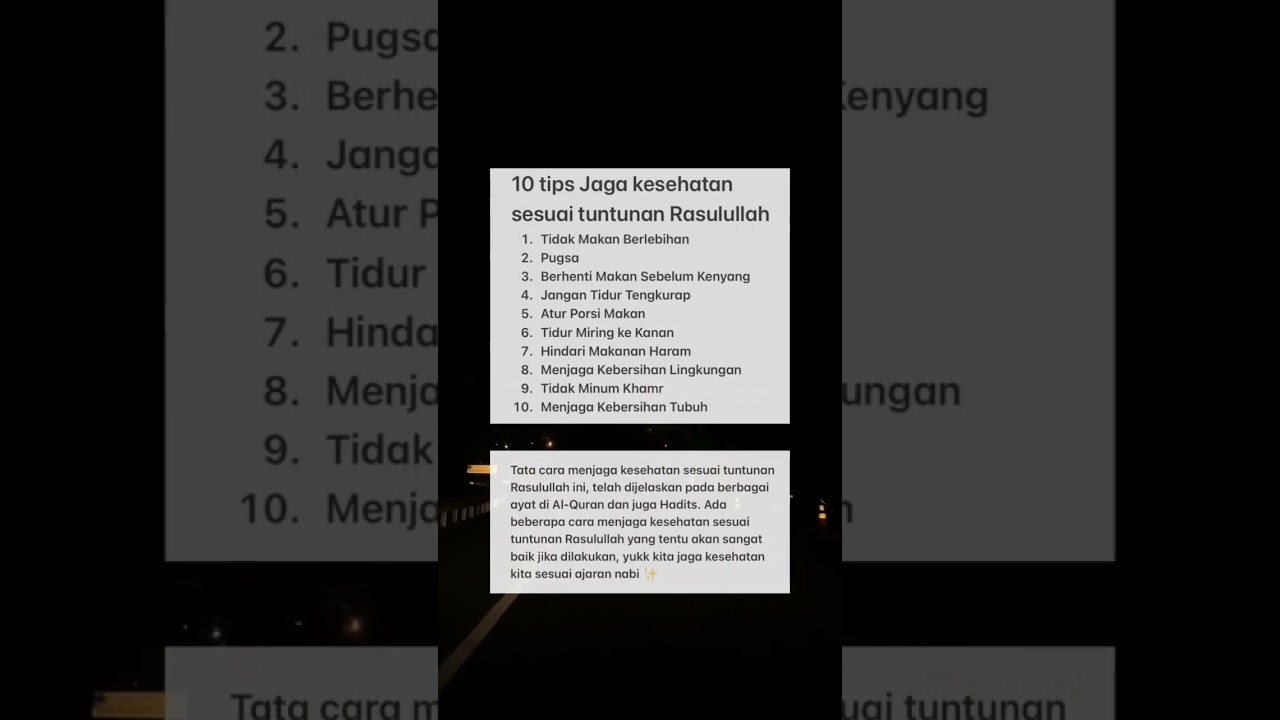 10 tips jaga kesehatan ala Rasulullah