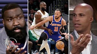 Nba Today Brunson Is Mr. Mid Range - Richard & Perk On Knicks Snap Celtics 5-Game Winning Streak