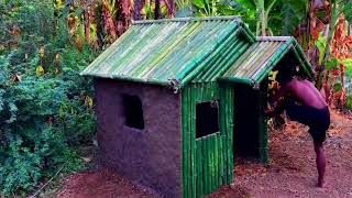 Father Builds House To Escape Rain
