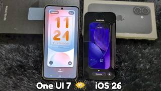 One UI 7 против iOS 26 | Анимации и настройки screenshot 5