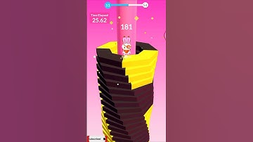helix stack jump gameplay level 53 #games #gaming #gamplay