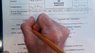 Famous Unit 10 Notes: 3.  Day 1 CI for a difference of proportions Profile