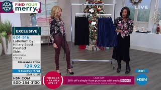 LaBellum by Hillary Scott Pleated Skirt screenshot 5
