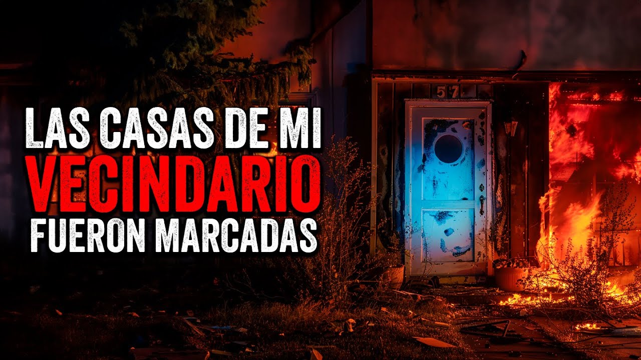 Las casas de mi VECINDARIO fueron MARCADAS / Creepypasta