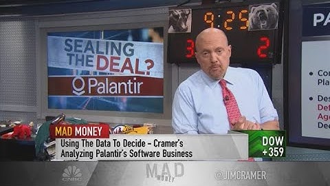 Cramer on Palantir governance concerns