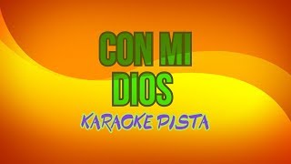 Video thumbnail of "Con mi Dios yo saltare los muros karaoke-pista - Adrian Romero"