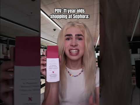 POV: 11 year olds shopping at Sephora #pov #sephora #makeup #rage