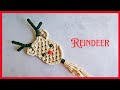 Macrame Reindeer 🦌 || macrame Christmas decor|| macrame animals #viralvideo #macrame #youtube 