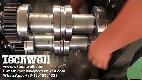 How to Change Roller Spacers of Roll Forming Machine for Different Profile Size Production