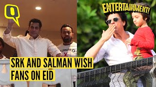 Shah Rukh, AbRam And Salman Wish Fans On EID