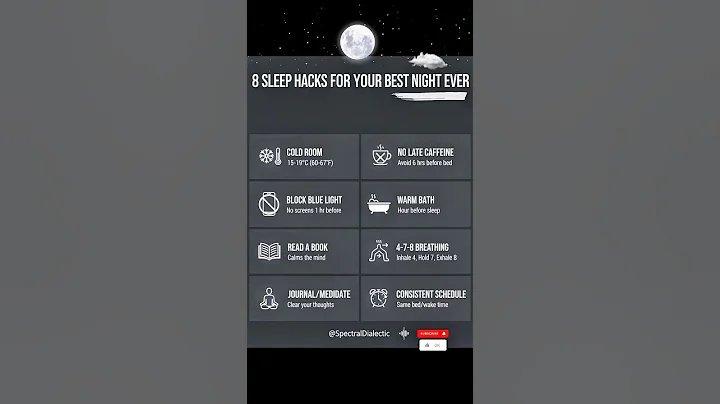 8 Easy Tricks for the Best Sleep Ever!