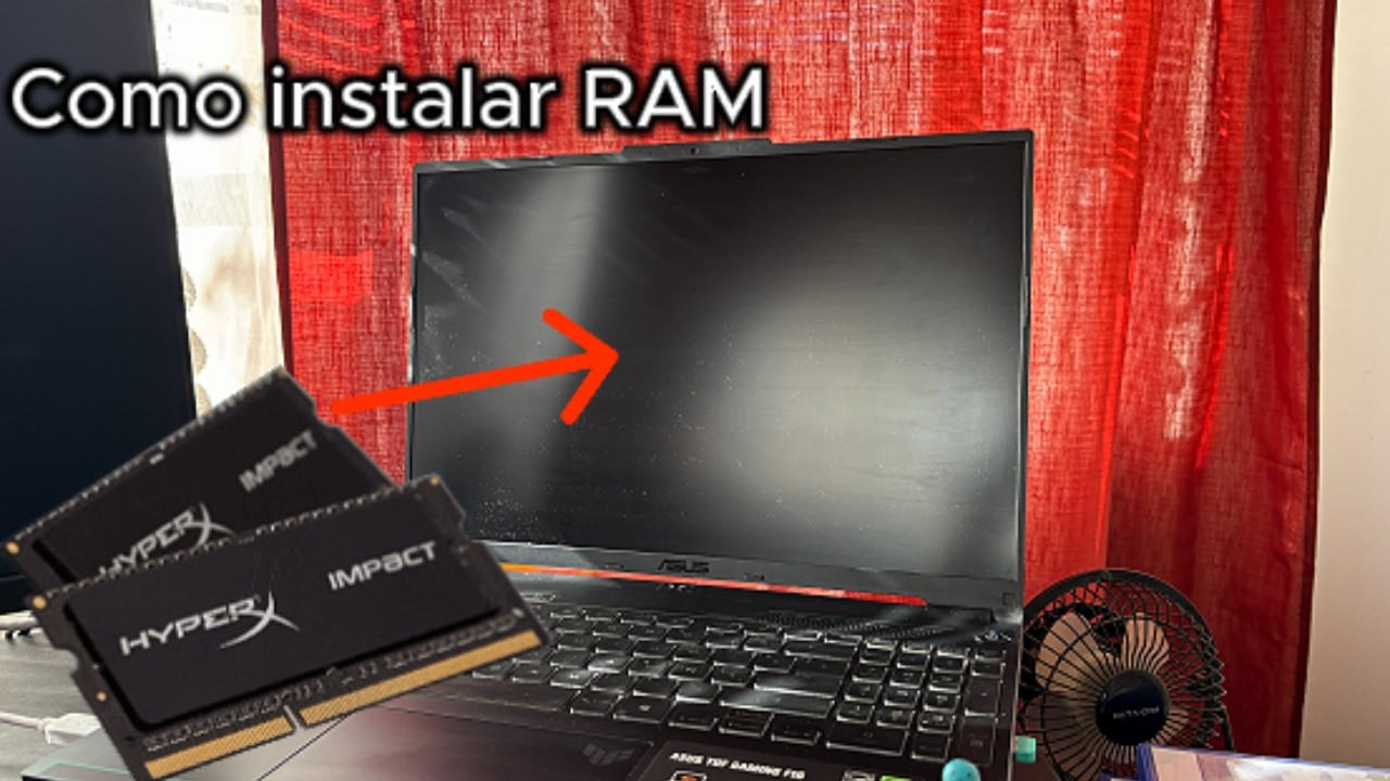 Como instalar memoria ram en notebook asus tuf f16 o cualquier otro notebook.