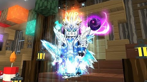 WINTER GOD MVP ARMOR AND PERMAFROST SWORD IN SKYBLOCK BLOCKMANGO