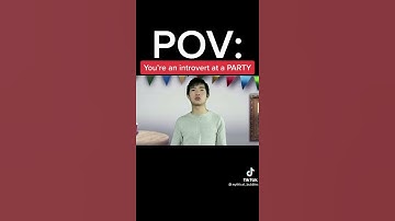 Pov you an introvert at a party