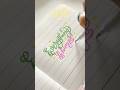 writing calligraphy // unboxing colored gel pens asmr