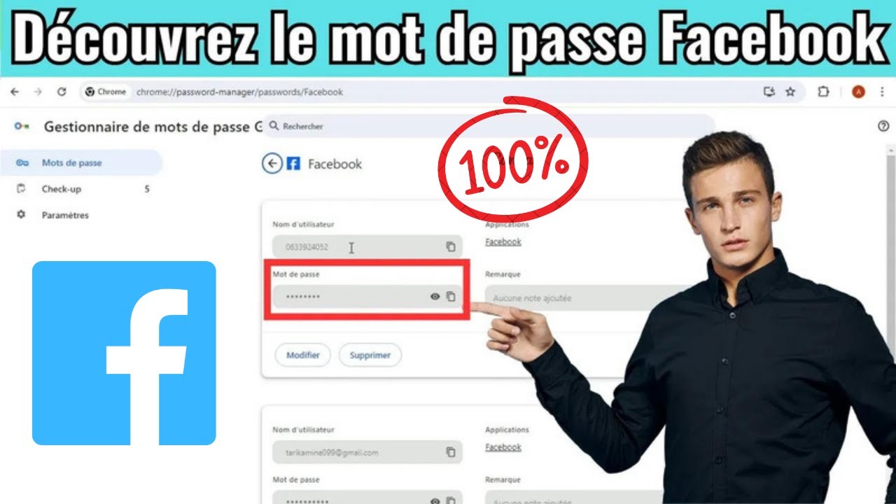 Comment connaître le mot de passe Facebook recuperer mot de passe facebook YouTube