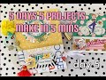 DAY 5 🌟 Matchbook with Pocket Insert for Gift Tag 🌟 5 Days 5 Project Ideas in 5mins | No Scoreboard