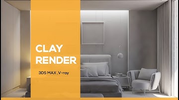 Clay Render with 3ds max v-ray