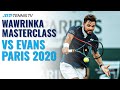 Stan Wawrinka Brilliant Backhand Winners v Evans | Paris 2020 Highlights