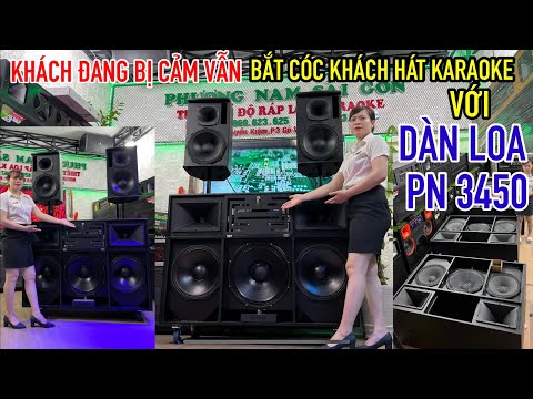 Bàn giao dàn loa PN 3450 về Long An test nhạc và bắt cóc khách test karaoke ✅ #loakeohay #loa