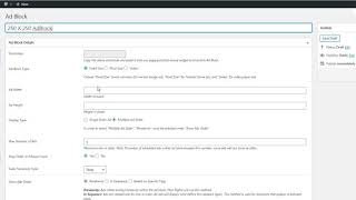 WP Ad-Monetizer - Create Ad-Block